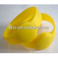 Silicone wristbands,chip Silicone RFID,de silicona pulseras bofetada custom logo printing